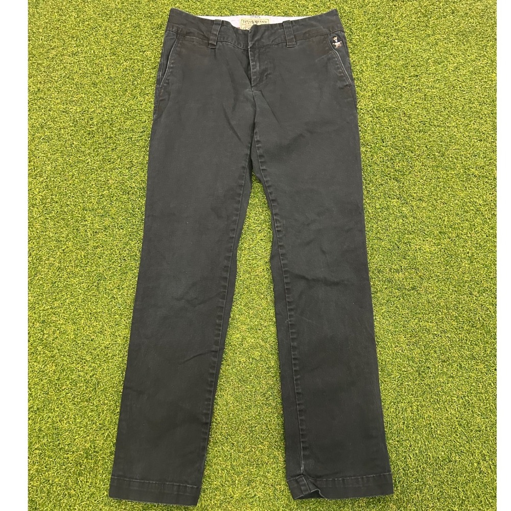 Teenie Weenie Rugby Bear Athletic Black Chino Pants Straight Leg TTTC03611C